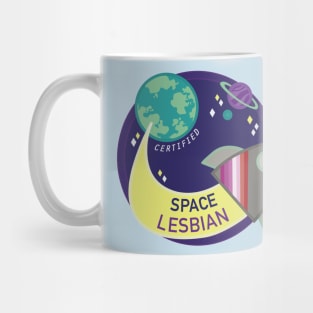 Space Lesbian (Pink Var.) Mug